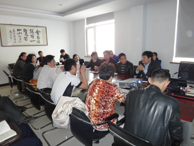 總經理王波進行經驗分享