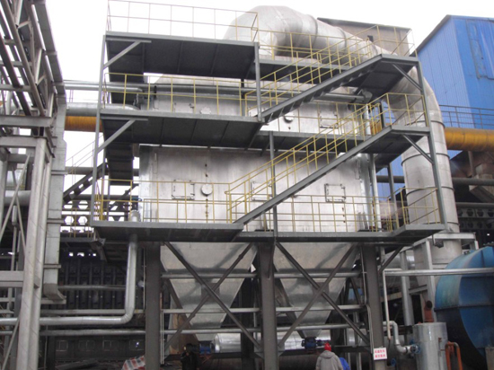 凱能焦化爐余熱鍋爐安裝現場