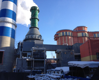 凱能低溫省煤器安裝現場