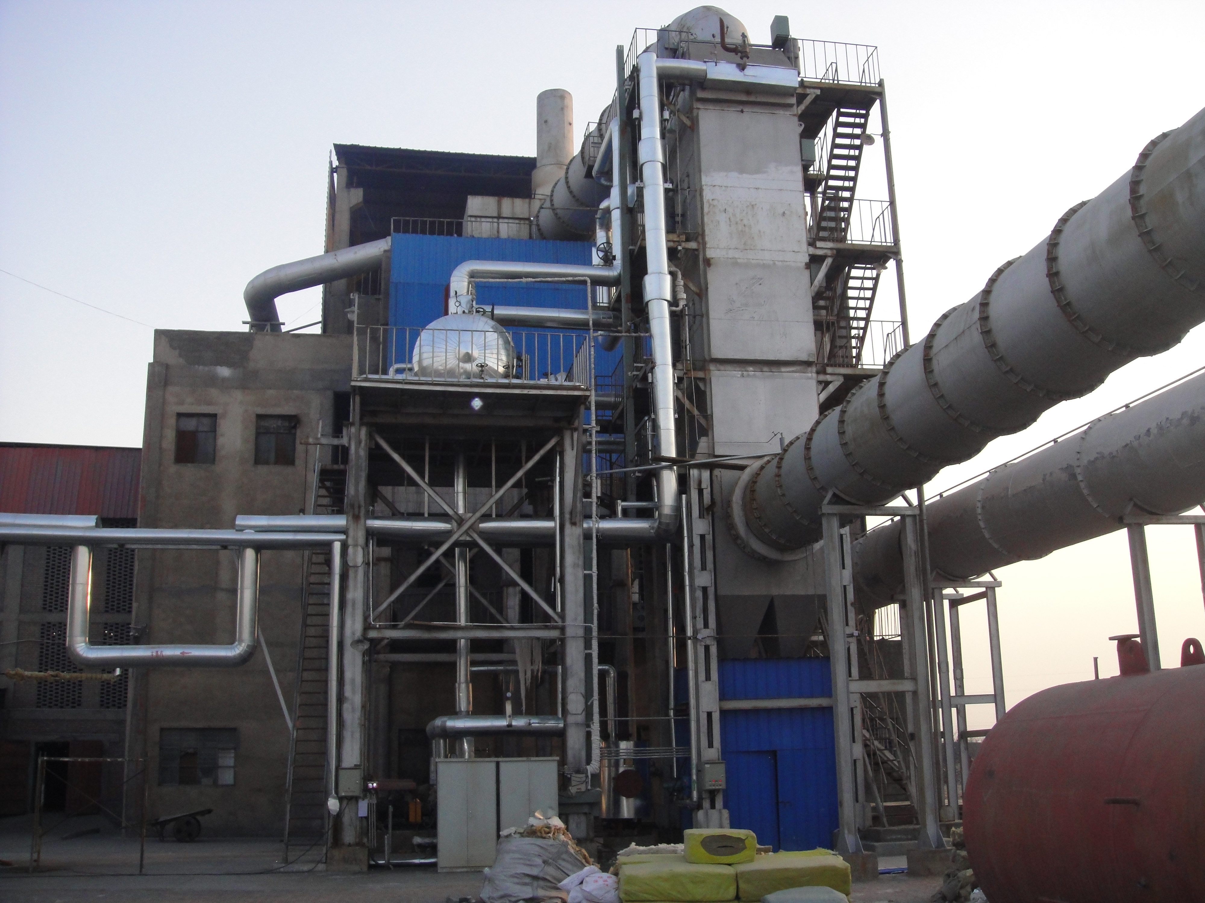 青島凱能鍋爐工程現場