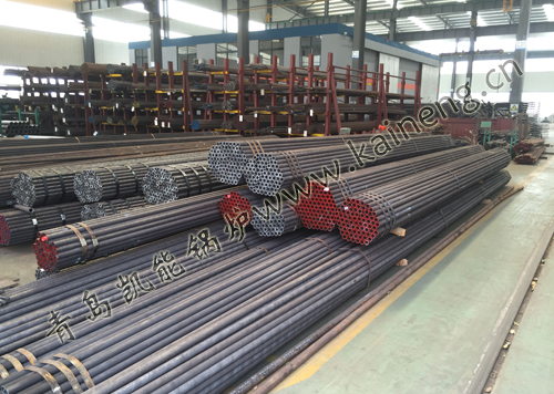 青島凱能鍋爐原材料區