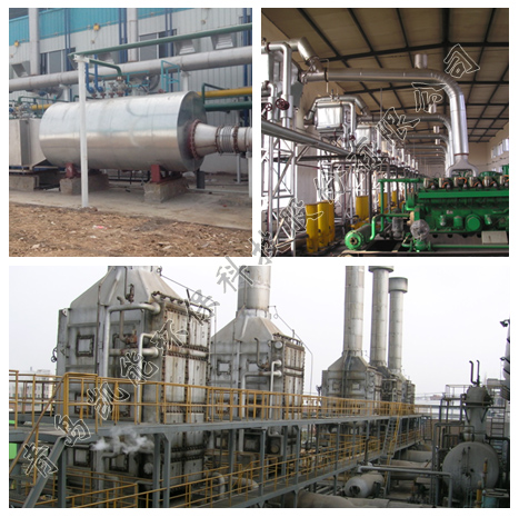 凱能內燃機組余熱鍋爐現場