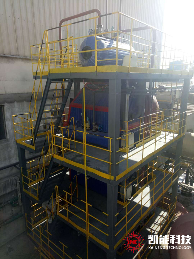 凱能山東余熱鍋爐項目現場