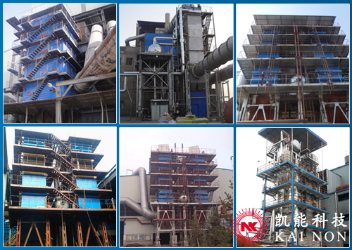 凱能礦熱爐余熱鍋爐項目現場