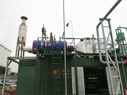 凱能余熱鍋爐項目現場