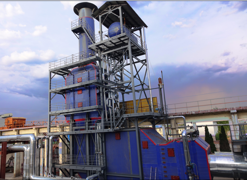 余熱脫硝一體化鍋爐項目現(xiàn)場