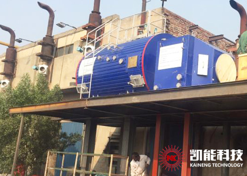 發電機組余熱蒸汽鍋爐項目現場