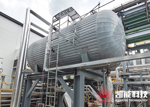 余熱鍋爐鍋筒安裝項(xiàng)目現(xiàn)場(chǎng)