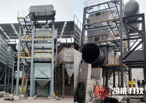 窯爐余熱鍋爐項目現場