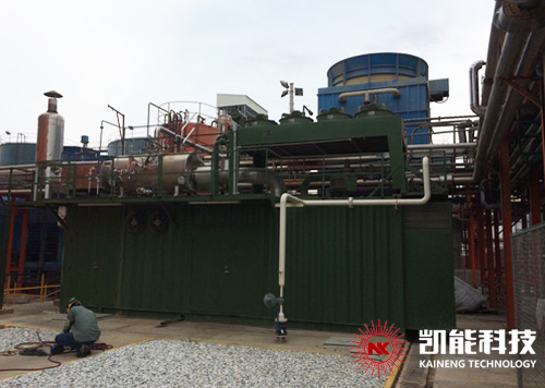 沼氣發(fā)電機(jī)組余熱利用項目現(xiàn)場