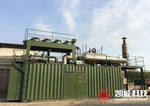沼氣發(fā)電機(jī)組余熱利用項目現(xiàn)場