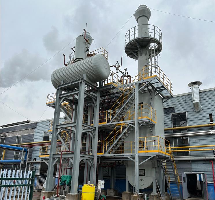 2MW燃氣輪機余熱鍋爐項目