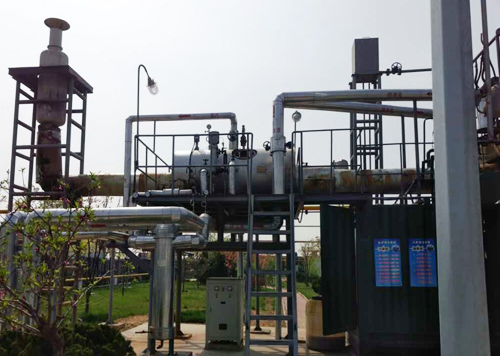 青島市十方餐廚垃圾處理廠沼氣發電機組余熱鍋爐